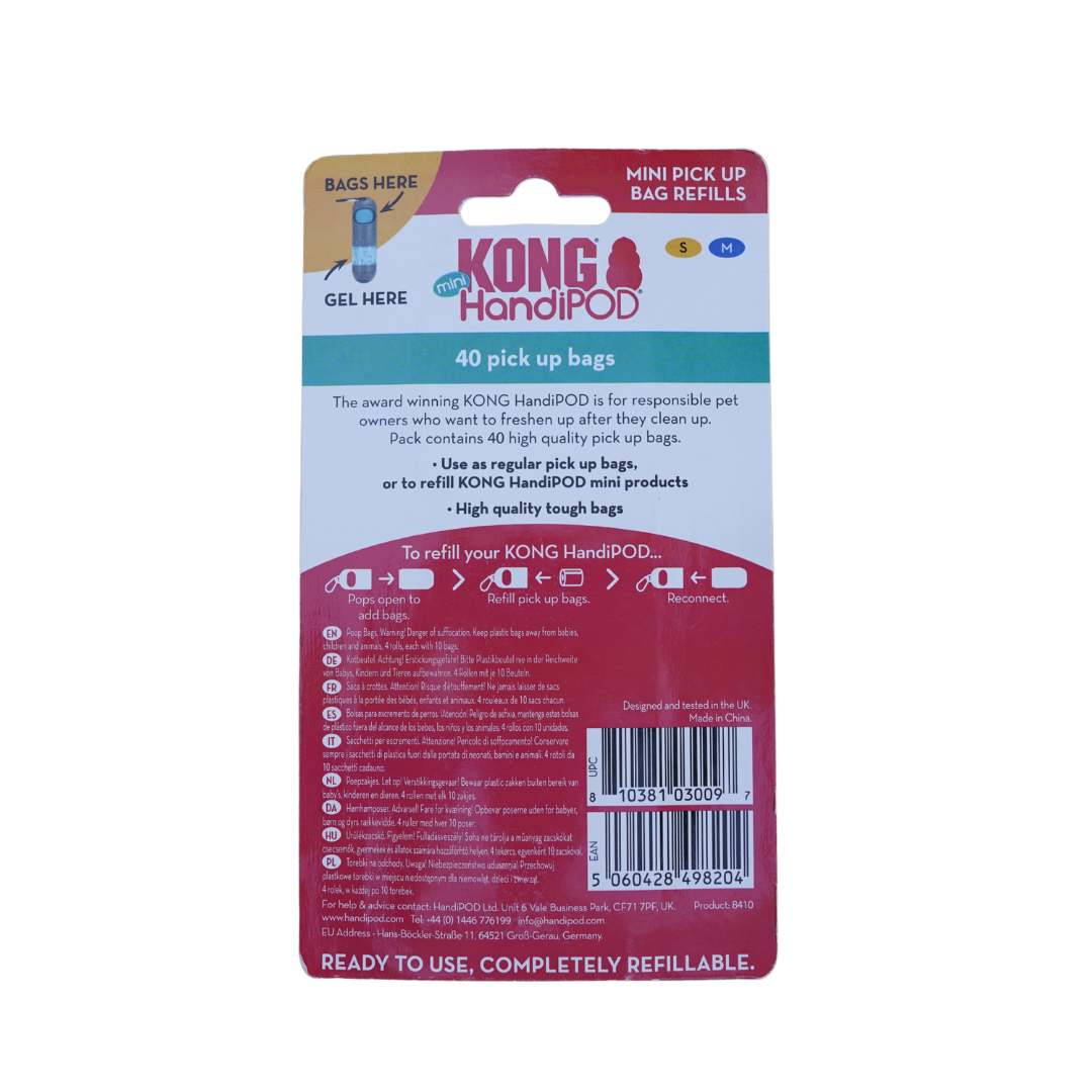 Recambio de Bolsitas Higiénicas Mini KONG HandiPOD