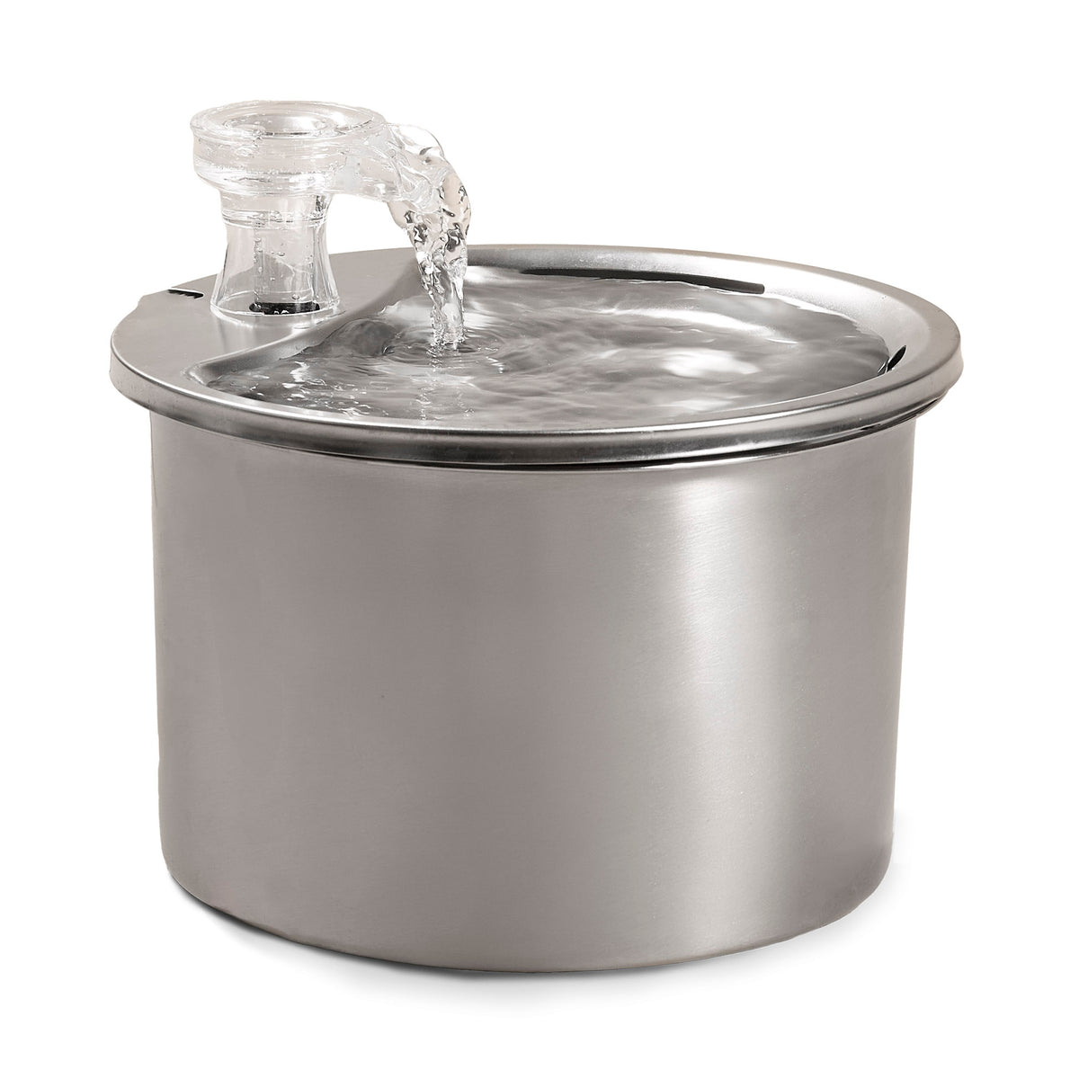 Fuente de Agua Acero Inoxidable para Gatos y Perros